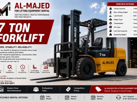 7-Ton Forklift for Rent