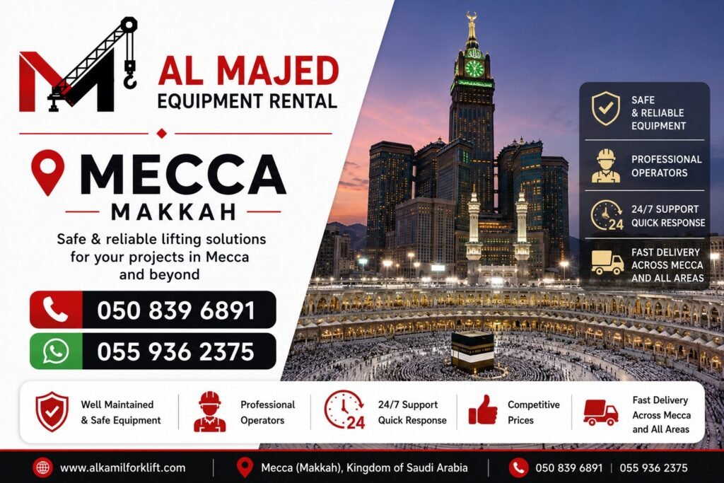 Equipment Rental in Makkah