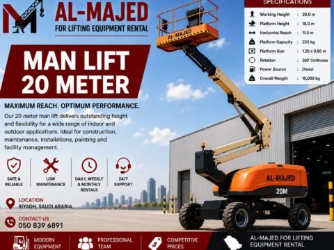 20m Man Lift for Rent