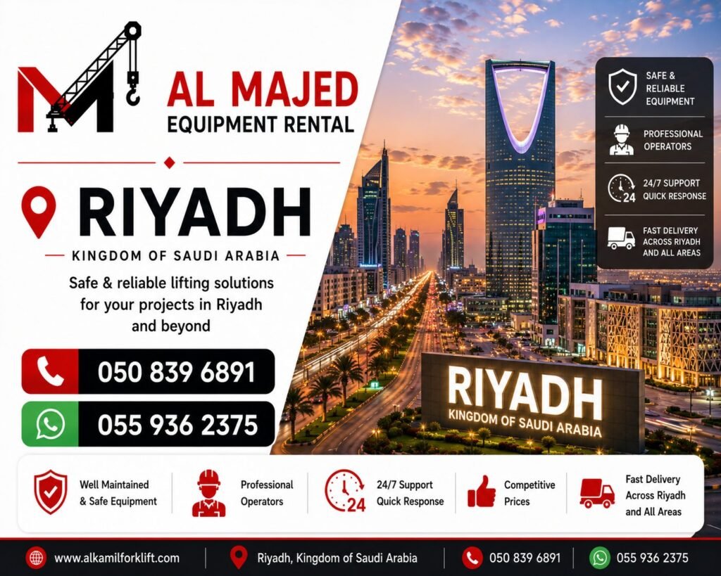 Equipment Rental in Riyadh