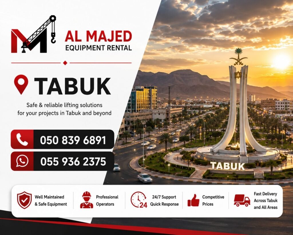 Equipment Rental in Tabuk