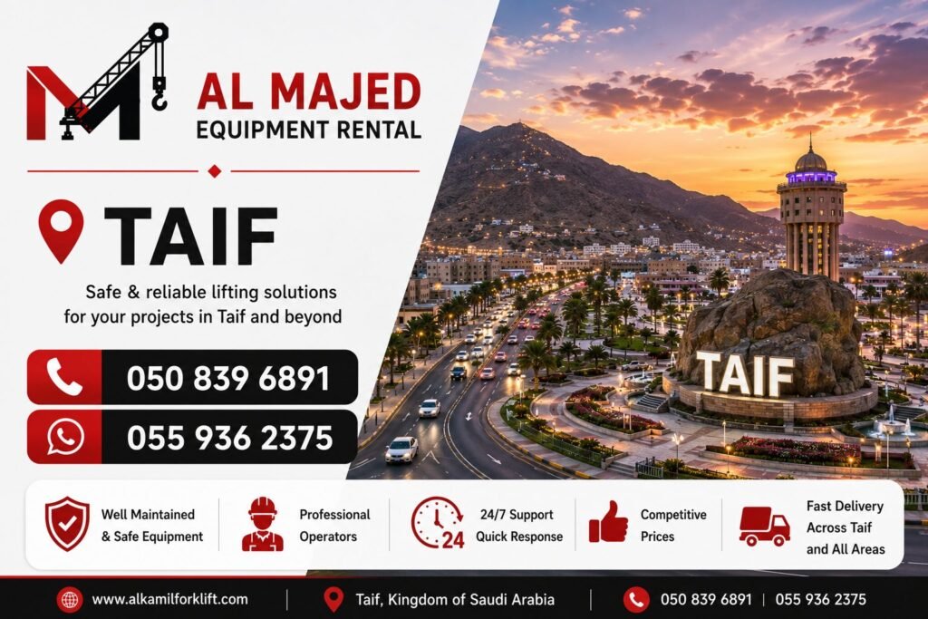 Equipment Rental in Taif